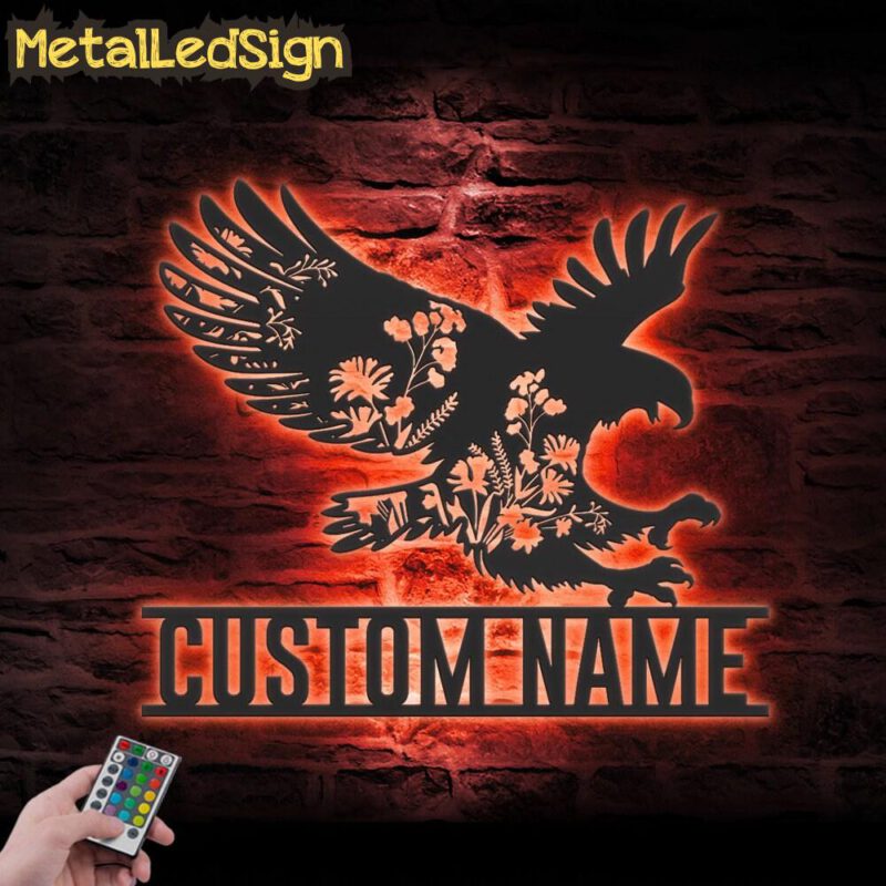 Custom-WildFlower-Eagle-Metal-Wall-Art-LED-Light-5.jpg