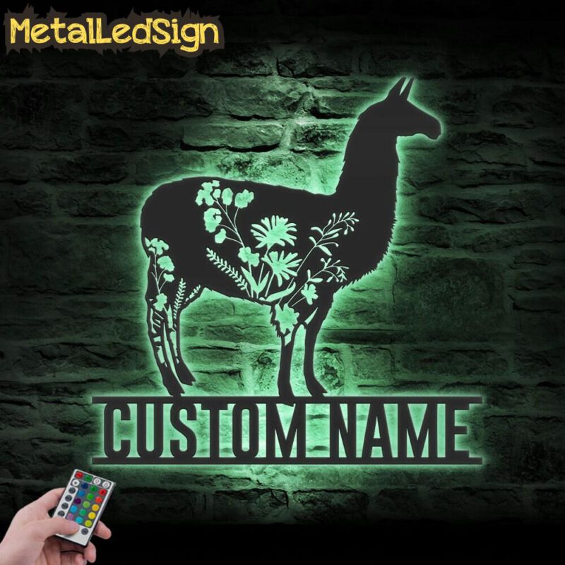 Custom-WildFlower-Llama-Metal-Wall-Art-LED-Light-7.jpg