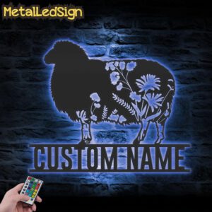 Custom-WildFlower-Sheep-Metal-Wall-Art-LED-Light-3.jpg