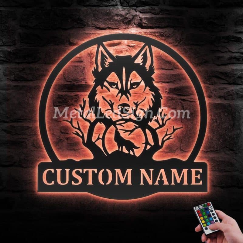 Custom-Wolf-Metal-Wall-Art-Led-Light-5-1