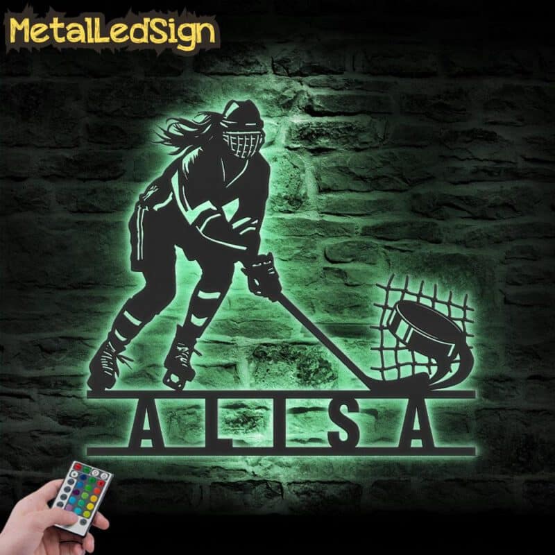 Custom-Woman-Ice-Hockey-Player-Metal-Wall-Art-LED-Light-7.jpg