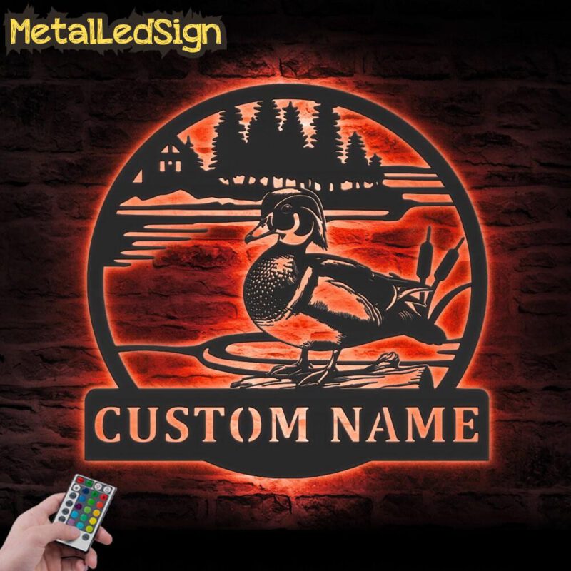 Custom-Wood-Duck-Hunting-Metal-Wall-Art-LED-Light-5.jpg