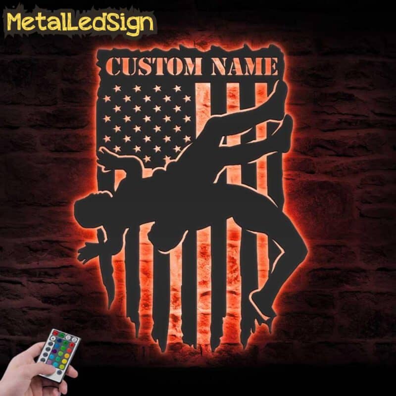 Custom-Wrestling-US-Flag-Metal-Wall-Art-LED-Light-5-1.jpg