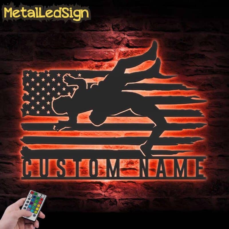 Custom-Wrestling-US-Flag-Metal-Wall-Art-LED-Light-5.jpg