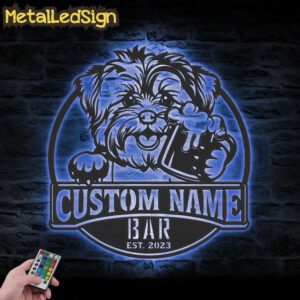 Custom-Yorkshire-Terrier-Thirsty-Beer-Pub-Metal-Wall-Art-LED-Light-3.jpg