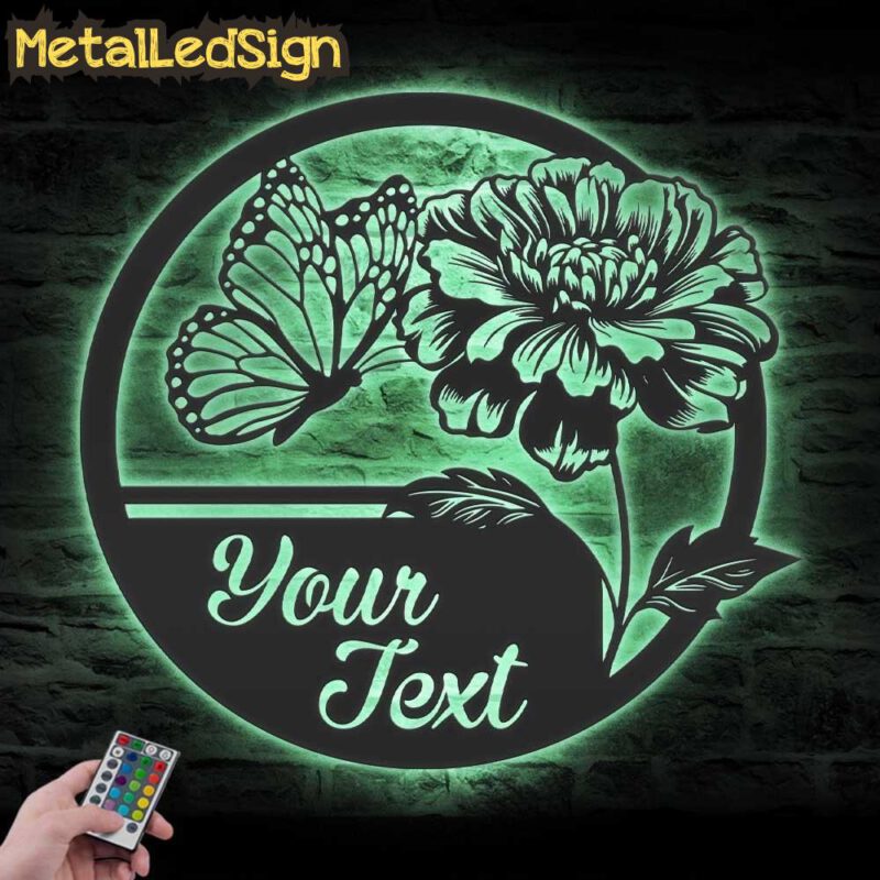 Custom-Zinnia-Flower-Metal-Wall-Art-LED-Light-7.jpg