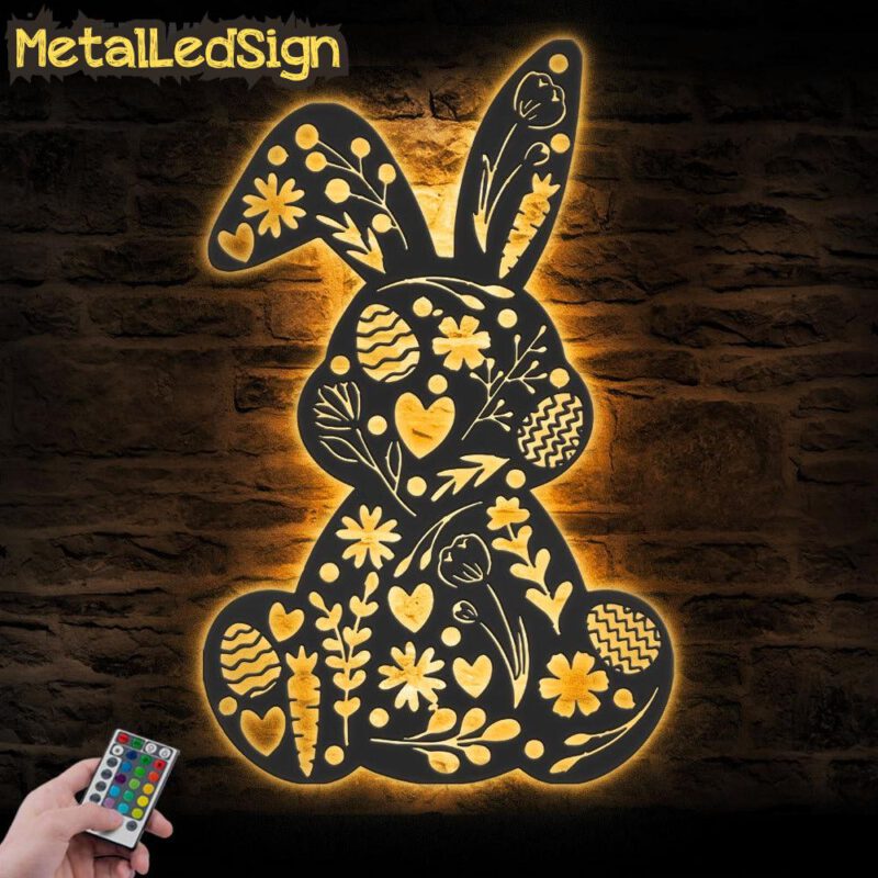 Cute-Floral-Rabbit-Metal-Wall-Art-LED-Light-Images.jpg