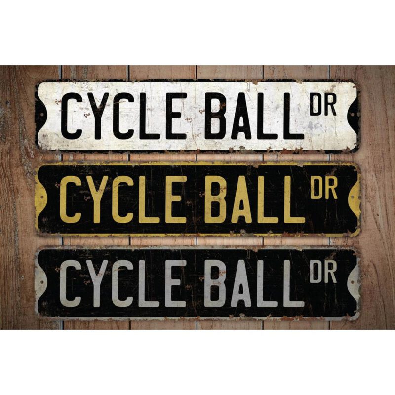 Cycle-Ball-Premium-Quality-Rustic-Metal-Sign-Images