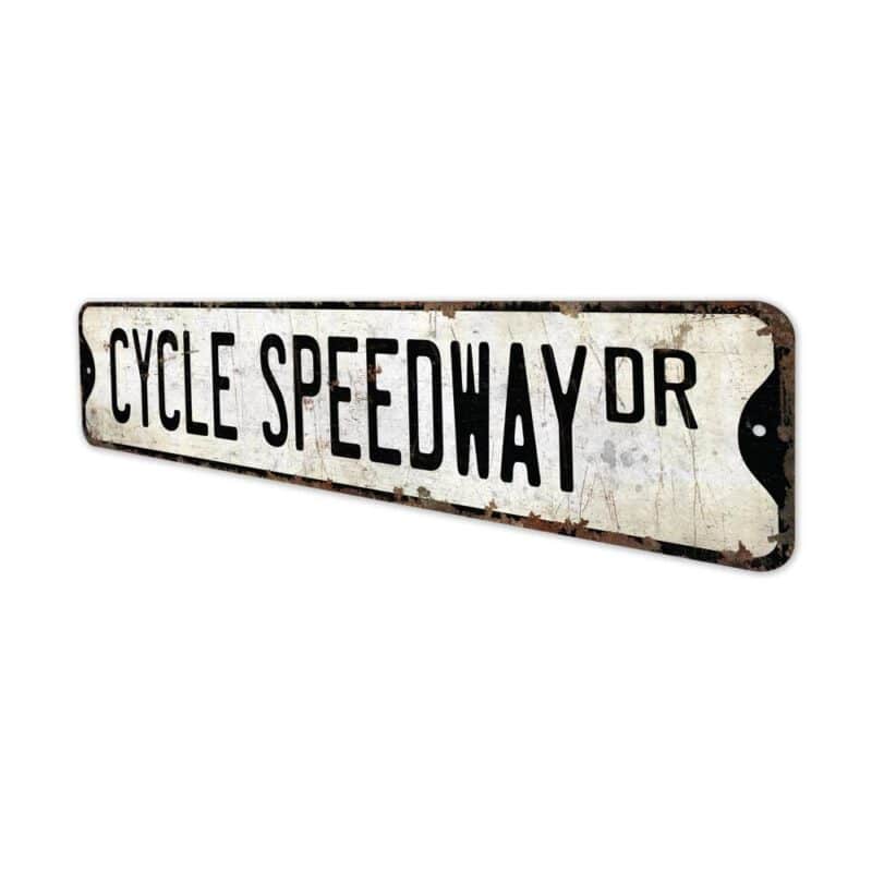 Cycle-Speedway-Premium-Quality-Rustic-Metal-Sign-4