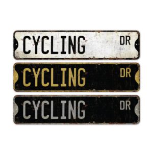 Cycling-Premium-Quality-Rustic-Metal-Sign-2