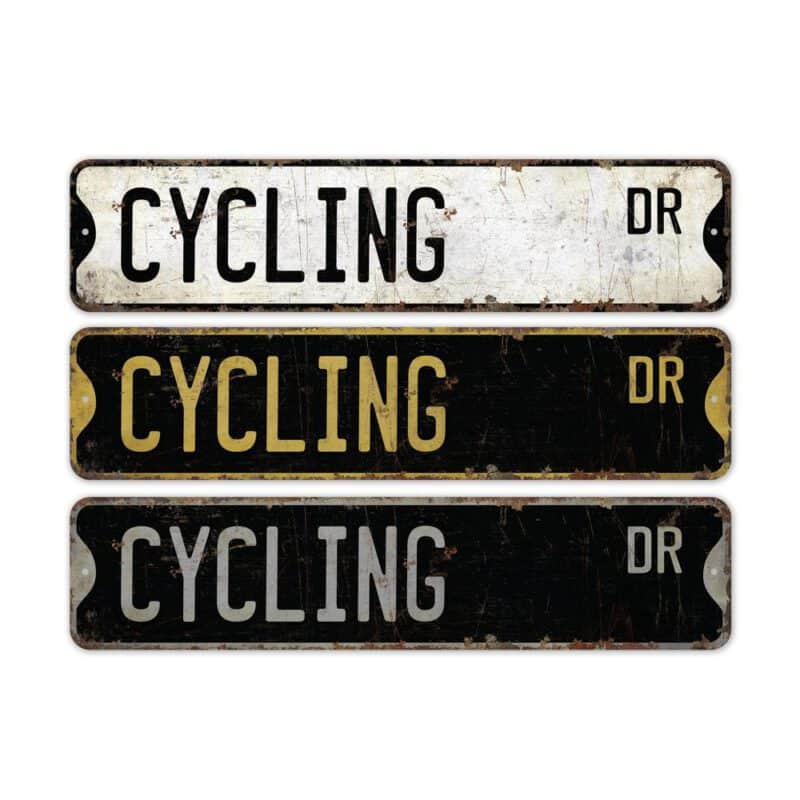 Cycling-Premium-Quality-Rustic-Metal-Sign-2