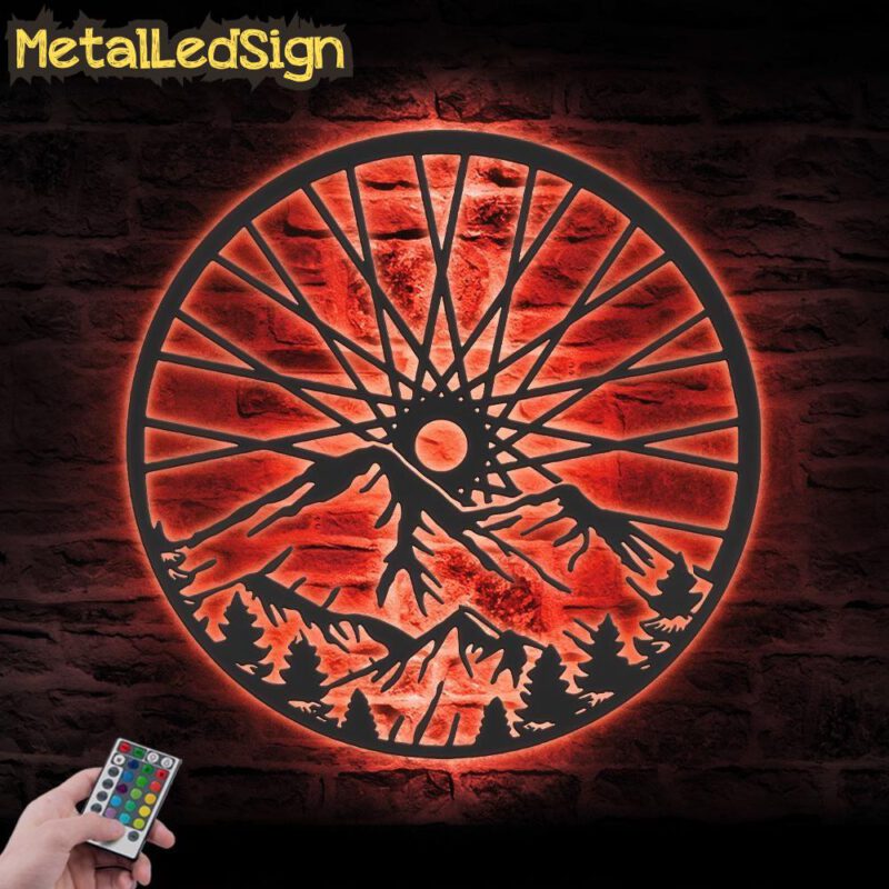 Cyclist-Mountain-Bike-Gears-Metal-Wall-Art-LED-Light-5.jpg