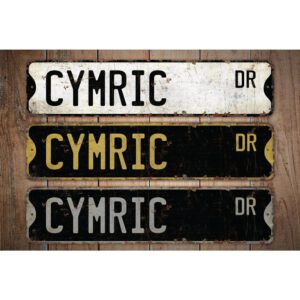 Cymric-Premium-Quality-Rustic-Metal-Sign-Images