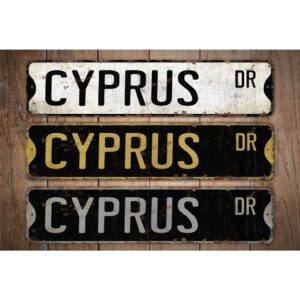 Cyprus-Premium-Quality-Rustic-Metal-Sign-Images