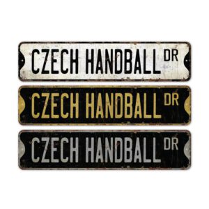 Czech-Handball-Premium-Quality-Rustic-Metal-Sign-2