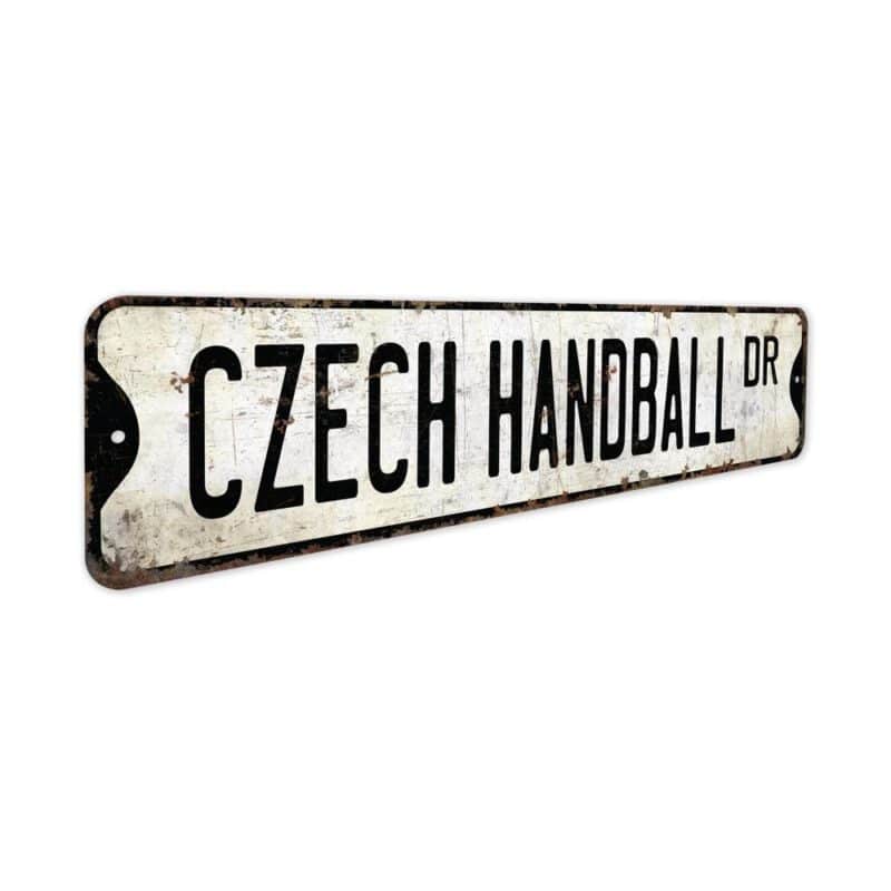 Czech-Handball-Premium-Quality-Rustic-Metal-Sign-3