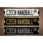 Czech-Handball-Premium-Quality-Rustic-Metal-Sign-Images