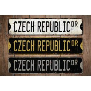 Czech-Republic-Premium-Quality-Rustic-Metal-Sign-Images