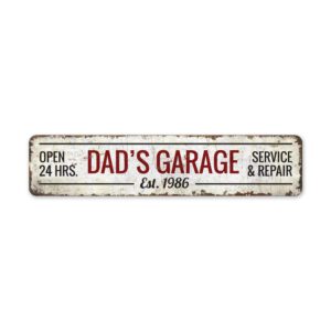 Dad-Garage-Sign-Premium-Quality-Rustic-Metal-Sign-2