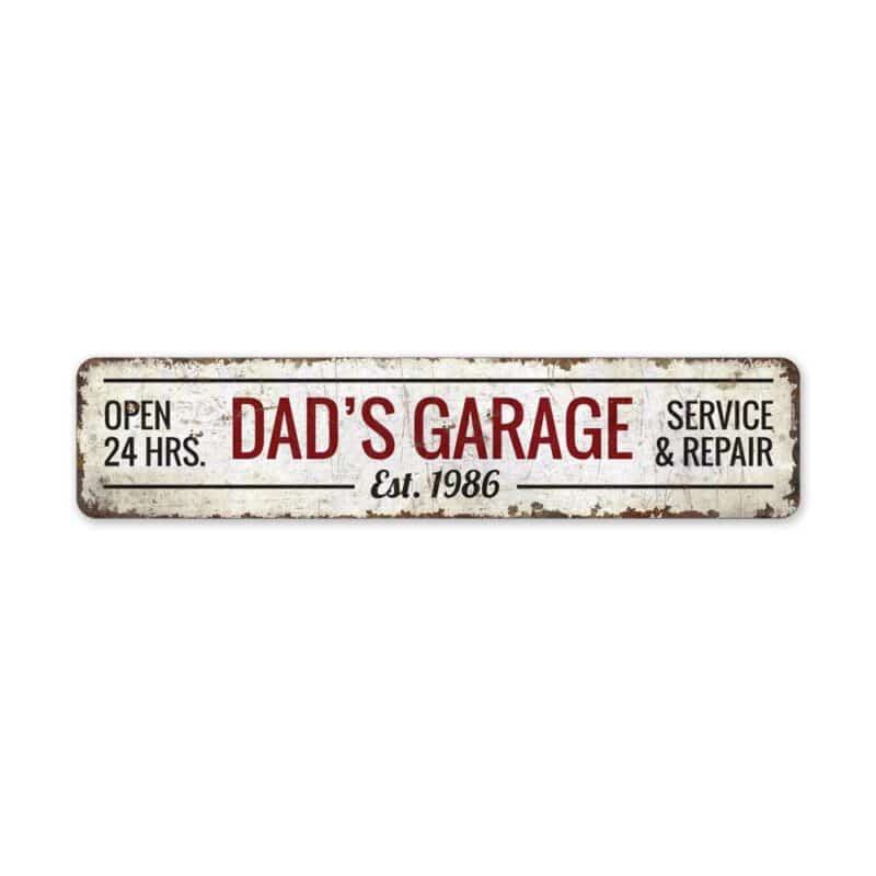 Dad-Garage-Sign-Premium-Quality-Rustic-Metal-Sign-2