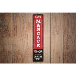 Dads-Corvette-Garage-Sign-Premium-Quality-Rustic-Metal-Sign-Images-1