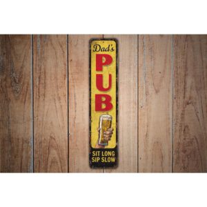 Dads-Pub-Sign-Premium-Quality-Rustic-Metal-Sign-Images