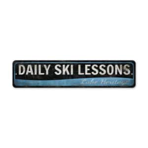 Daily-Ski-Lesson-Sign-Premium-Quality-Rustic-Metal-Sign-2