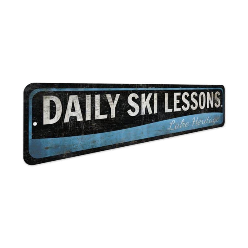 Daily-Ski-Lesson-Sign-Premium-Quality-Rustic-Metal-Sign-3