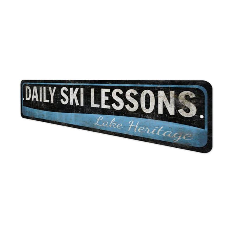 Daily-Ski-Lesson-Sign-Premium-Quality-Rustic-Metal-Sign-4