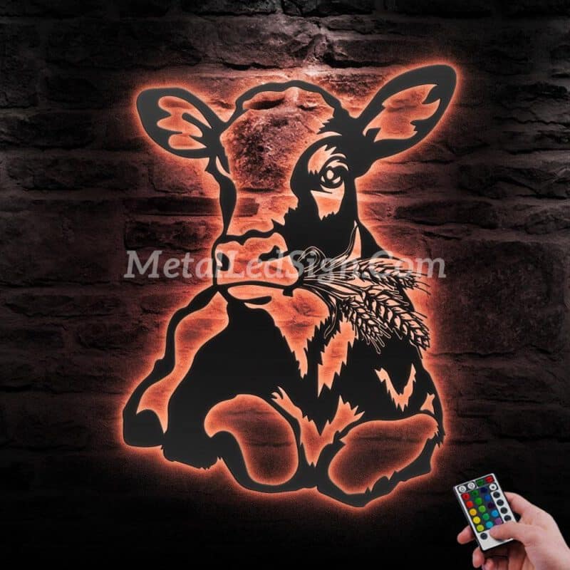 Dairy-Cow-Farmhouse-Metal-Wall-Art-Led-Light-5-1