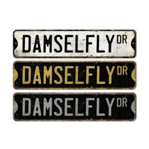 Damselfly-Premium-Quality-Rustic-Metal-Sign-2