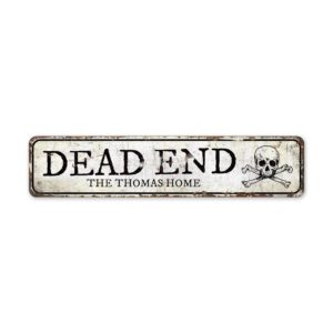 Dead-End-Sign-Premium-Quality-Rustic-Metal-Sign-2