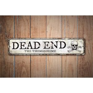 Dead-End-Sign-Premium-Quality-Rustic-Metal-Sign-Images