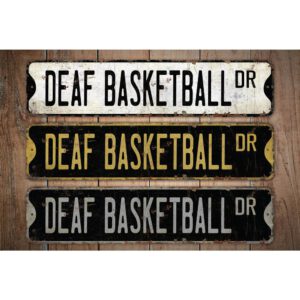 Deaf-Basketball-Premium-Quality-Rustic-Metal-Sign-Images