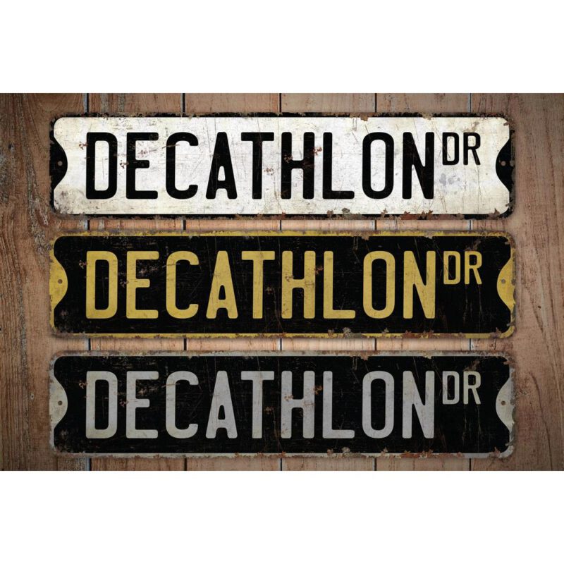 Decathlon-Premium-Quality-Rustic-Metal-Sign-Images