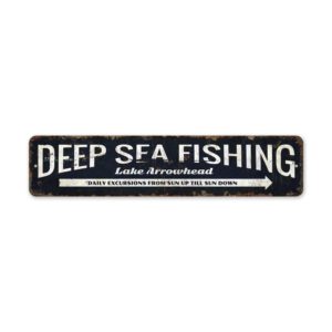 Deep-Sea-Fishing-Premium-Quality-Rustic-Metal-Sign-2