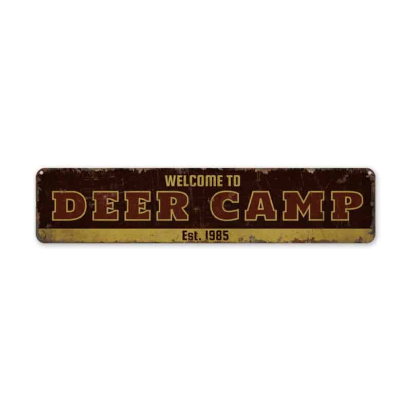 Deer-Camp-EST-Sign-Premium-Quality-Rustic-Metal-Sign-2