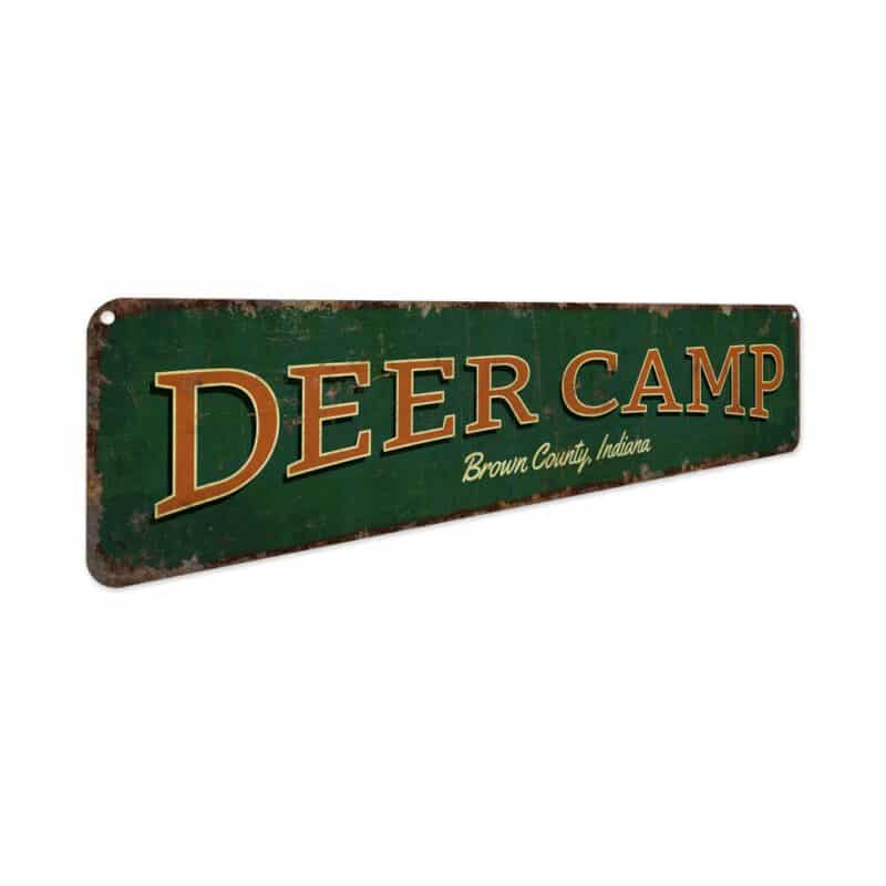 Deer-Camp-Sign-Premium-Quality-Rustic-Metal-Sign-3