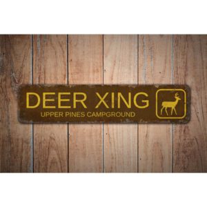 Deer-Xing-Sign-Premium-Quality-Rustic-Metal-Sign-Images