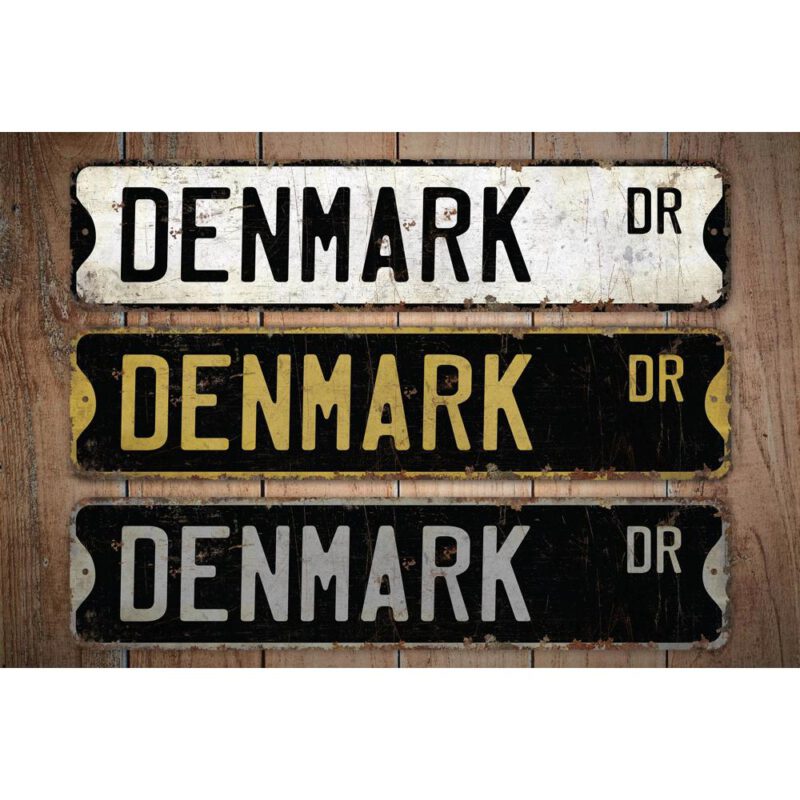 Denmark-Premium-Quality-Rustic-Metal-Sign-Images