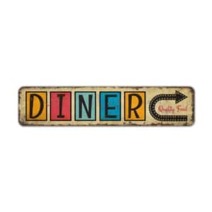 Diner-Sign-Premium-Quality-Rustic-Metal-Sign-2