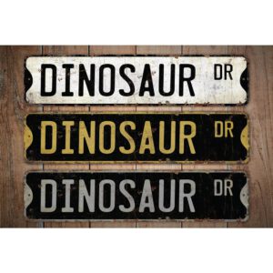 Dinosaur-Premium-Quality-Rustic-Metal-Sign-Images