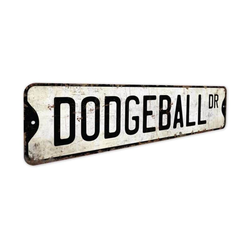 Dodgeball-Premium-Quality-Rustic-Metal-Sign-3