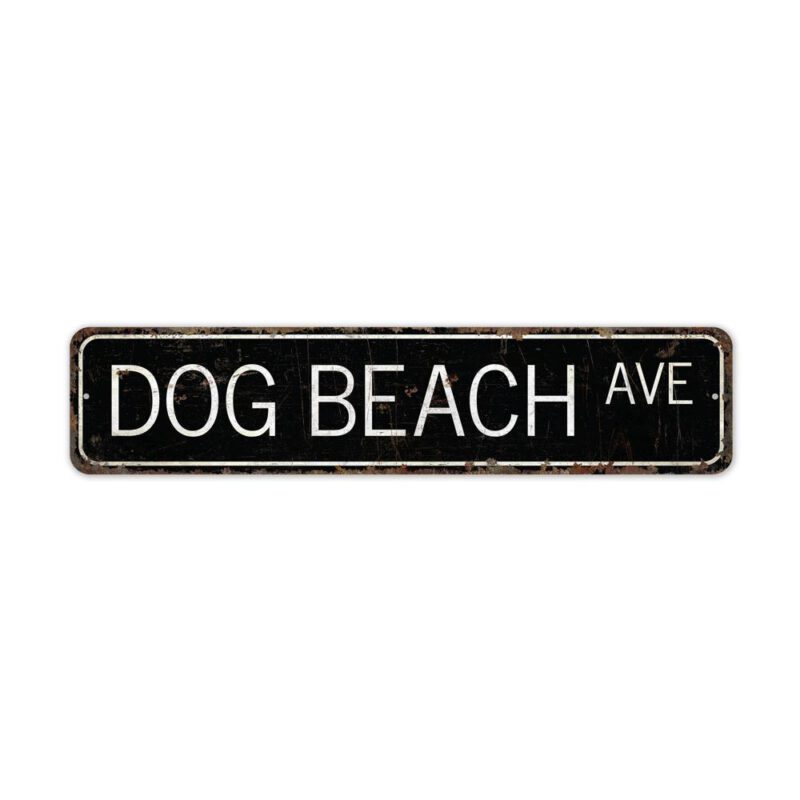 Dog-Beach-Avenue-Premium-Quality-Rustic-Metal-Sign-2