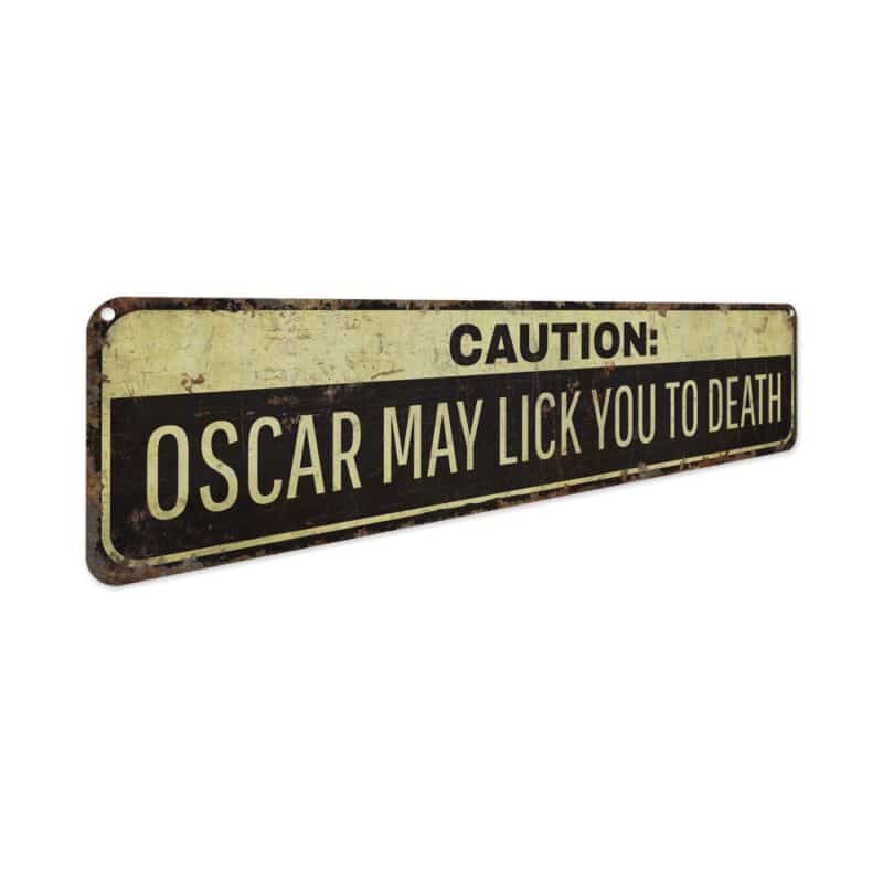 Dog-Caution-Sign-Premium-Quality-Rustic-Metal-Sign-3