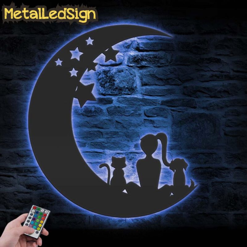 Dog-Girl-Cat-On-The-Moon-Metal-Wall-Art-with-LED-Light-3.jpg