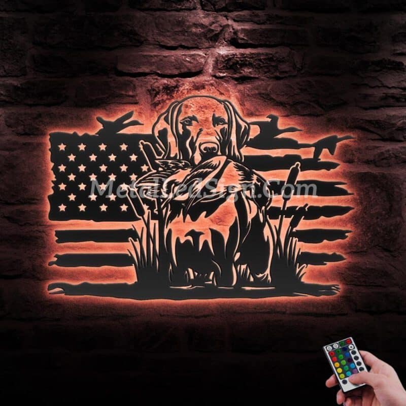 Dog-Hunting-Us-Flag-Metal-Wall-Art-Led-Light-5-1