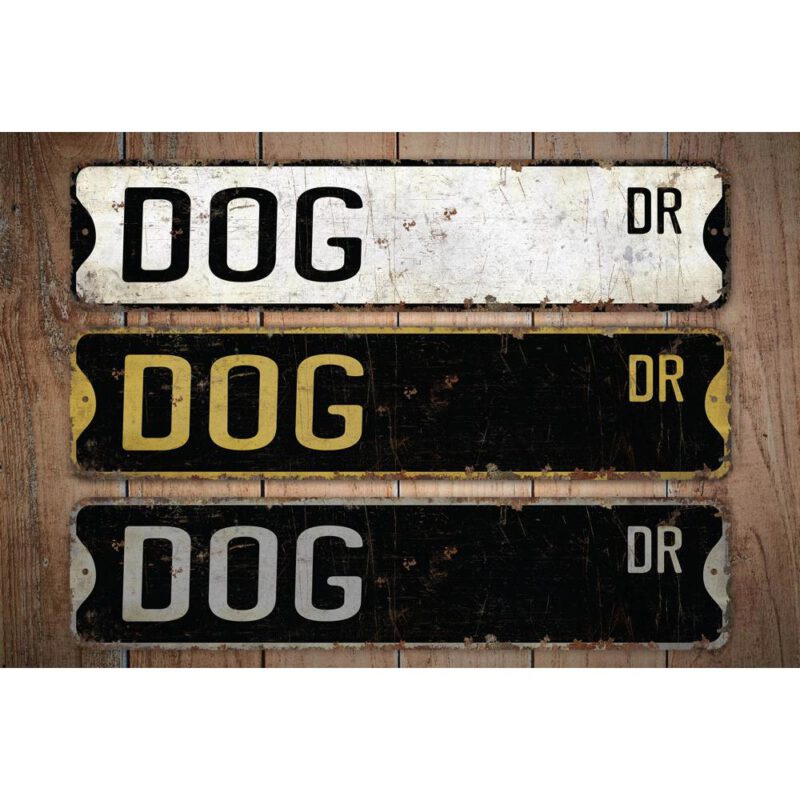 Dog-Premium-Quality-Rustic-Metal-Sign-Images