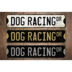 Dog-Racing-Premium-Quality-Rustic-Metal-Sign-Images