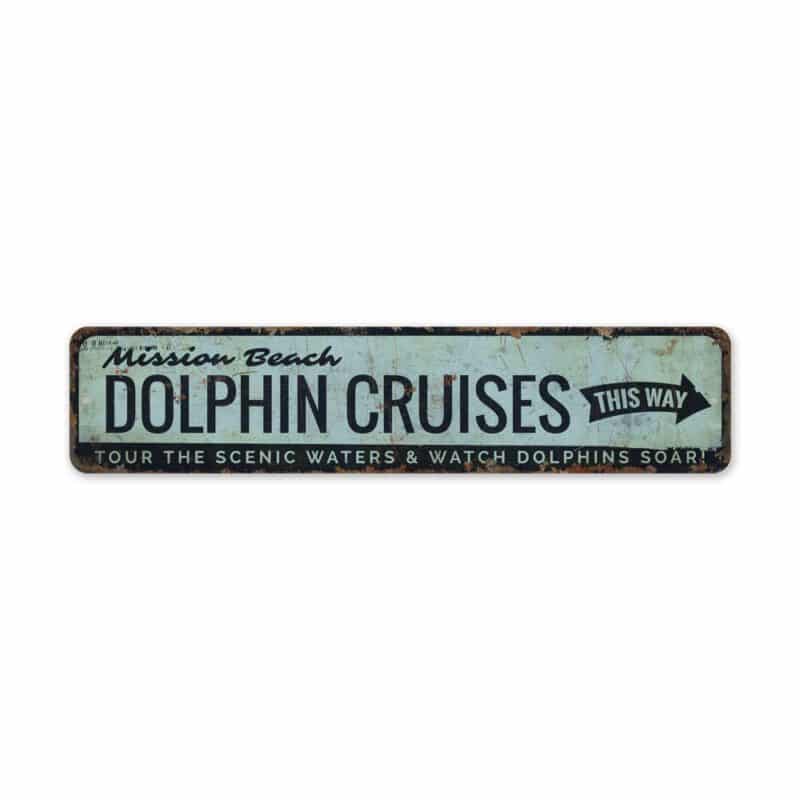 Dolphin-Cruises-Sign-Premium-Quality-Rustic-Metal-Sign-2